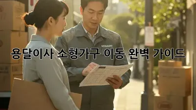 용달이사, 소형가구 이동 완벽 가이드!